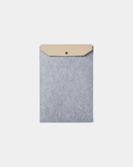 Laptophoes gerecycled vilt GRS Albon om te personaliseren - Grijs