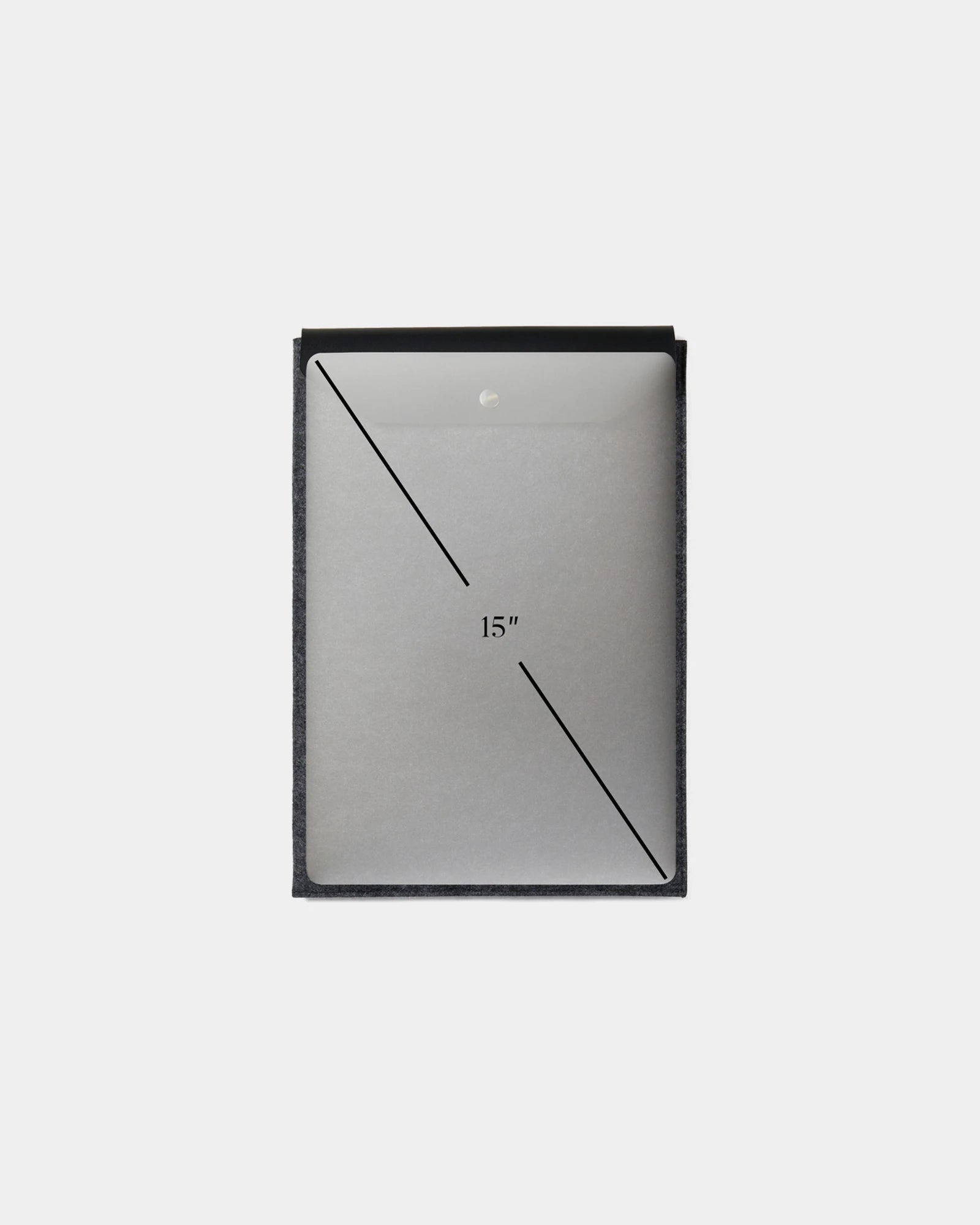 Laptophoes gerecycled vilt GRS Albon om te personaliseren - 3
