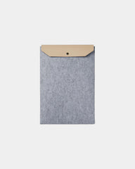 Laptophoes gerecycled vilt GRS Albon om te personaliseren - Grijs