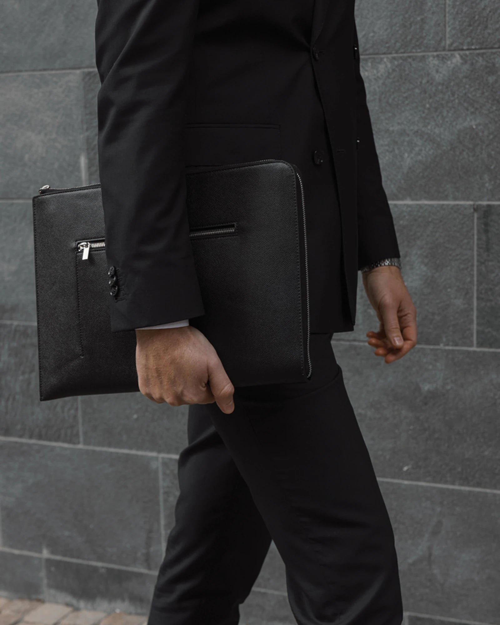 Laptophoes gerecycled polyester Bermond om te personaliseren - 4