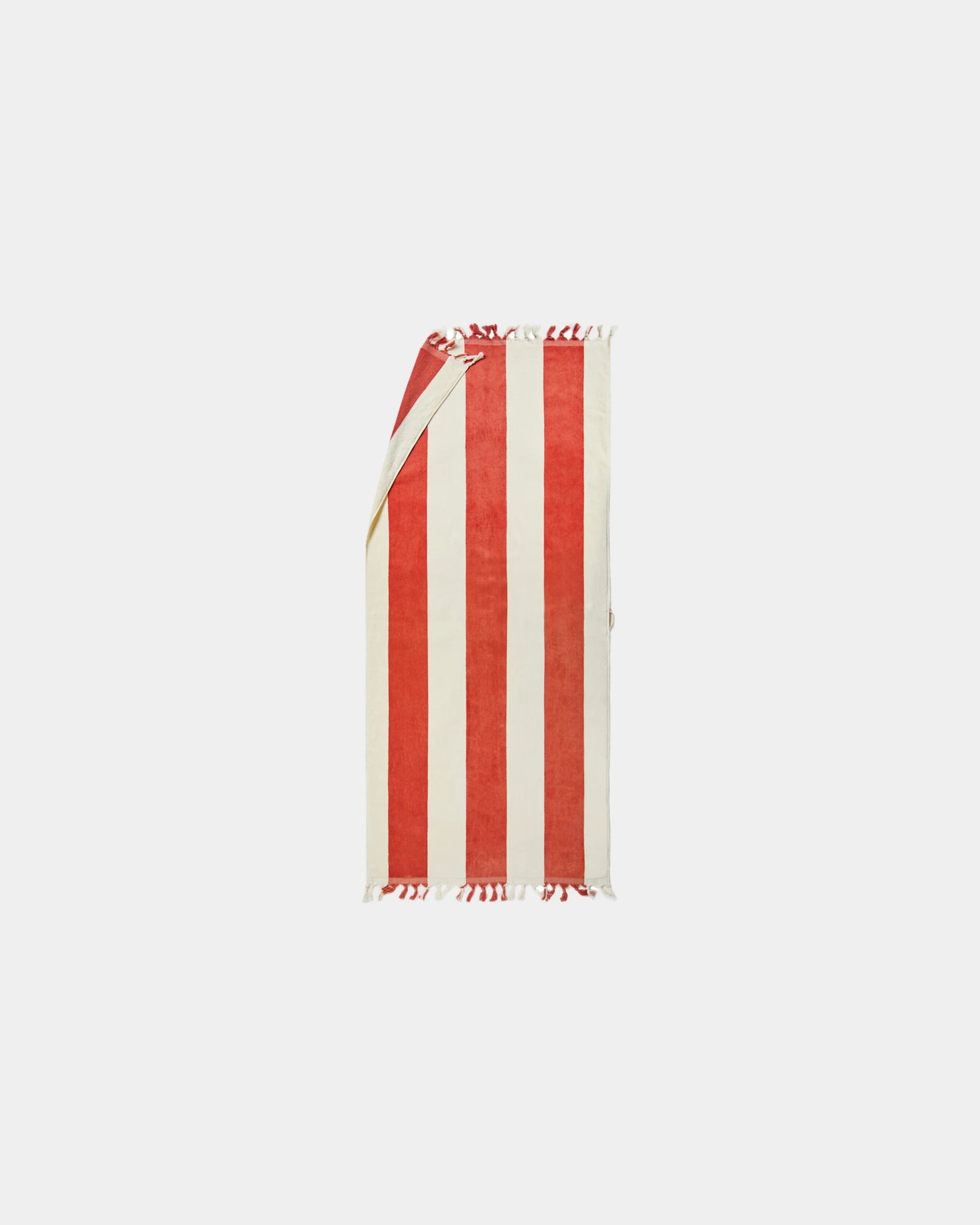 Strandhanddoek katoen Vinga Valmer om te personaliseren - Rood
