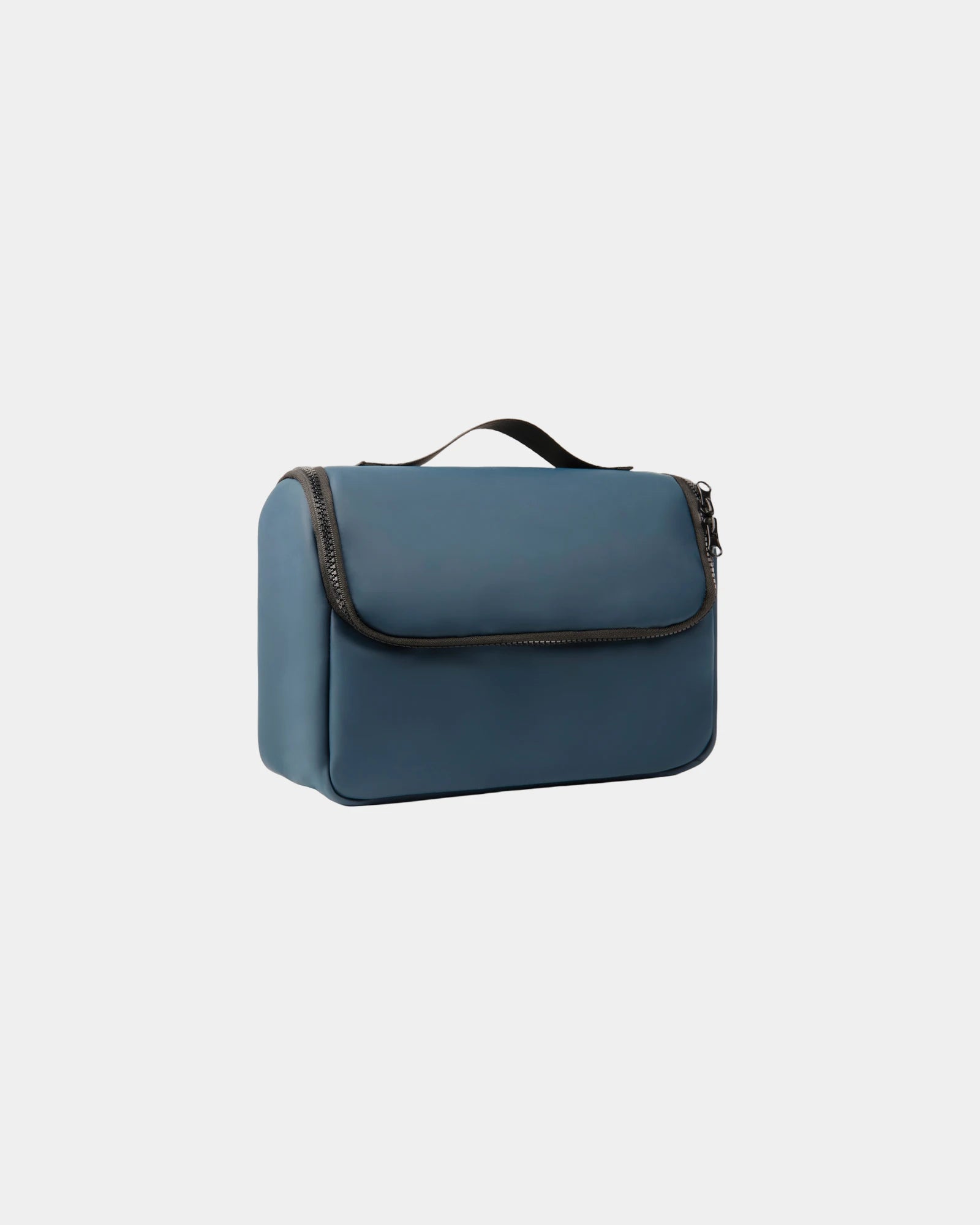 Toilettas nubuck-PU Vinga Baltimore om te personaliseren - Marineblauw