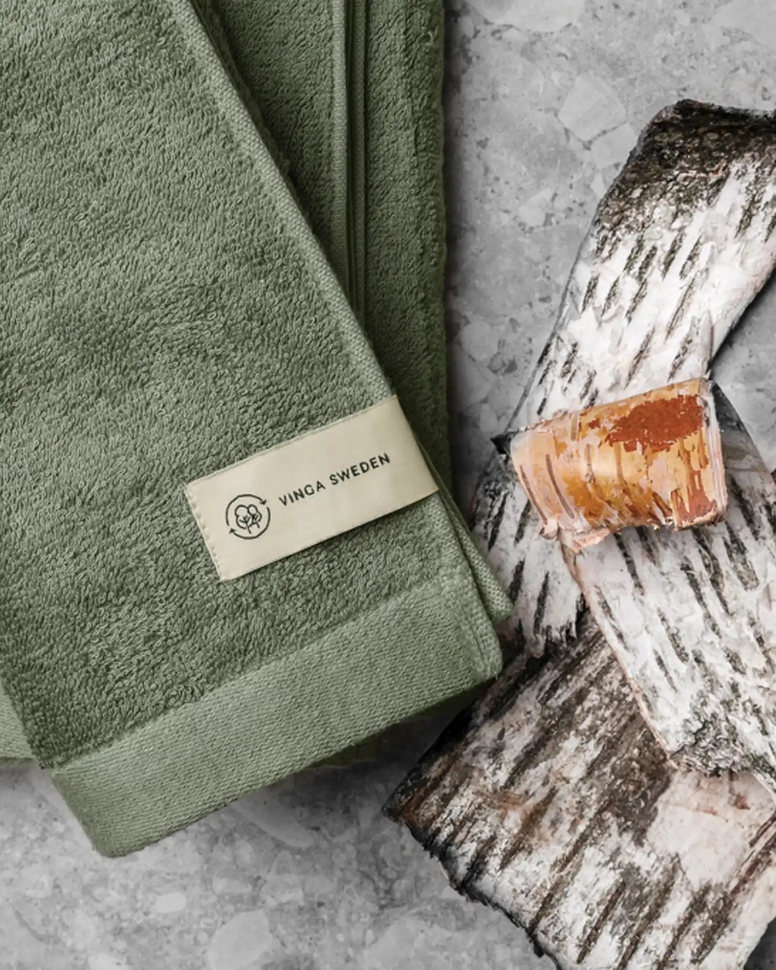 Handdoek katoen Lyocell Birch 70x140 om te personaliseren - 15