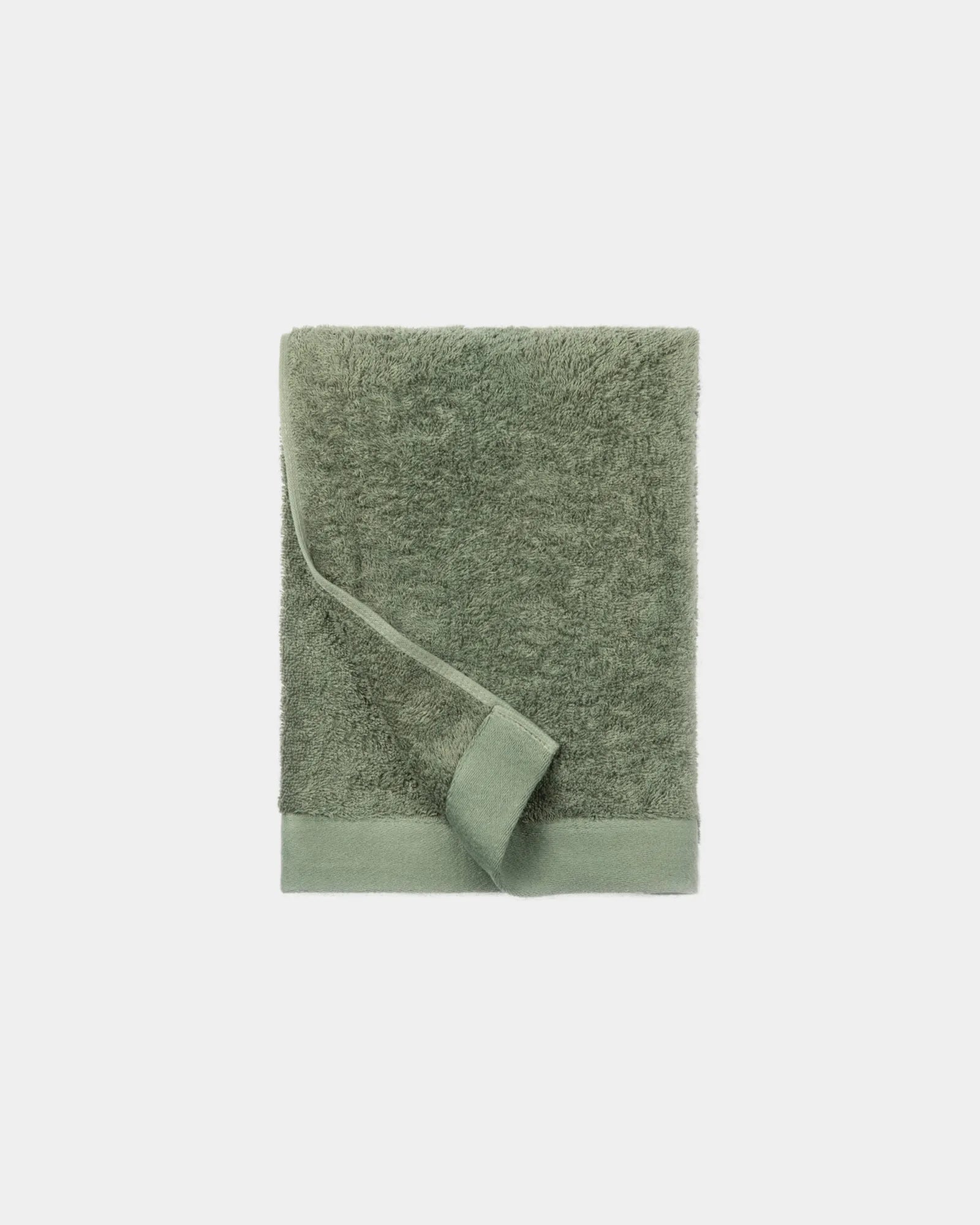 Handdoek katoen Lyocell Birch 70x140 om te personaliseren - Groen
