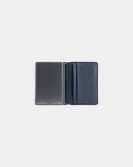 Kaarthouder gerecycled leer powerbank om te personaliseren - Blauw