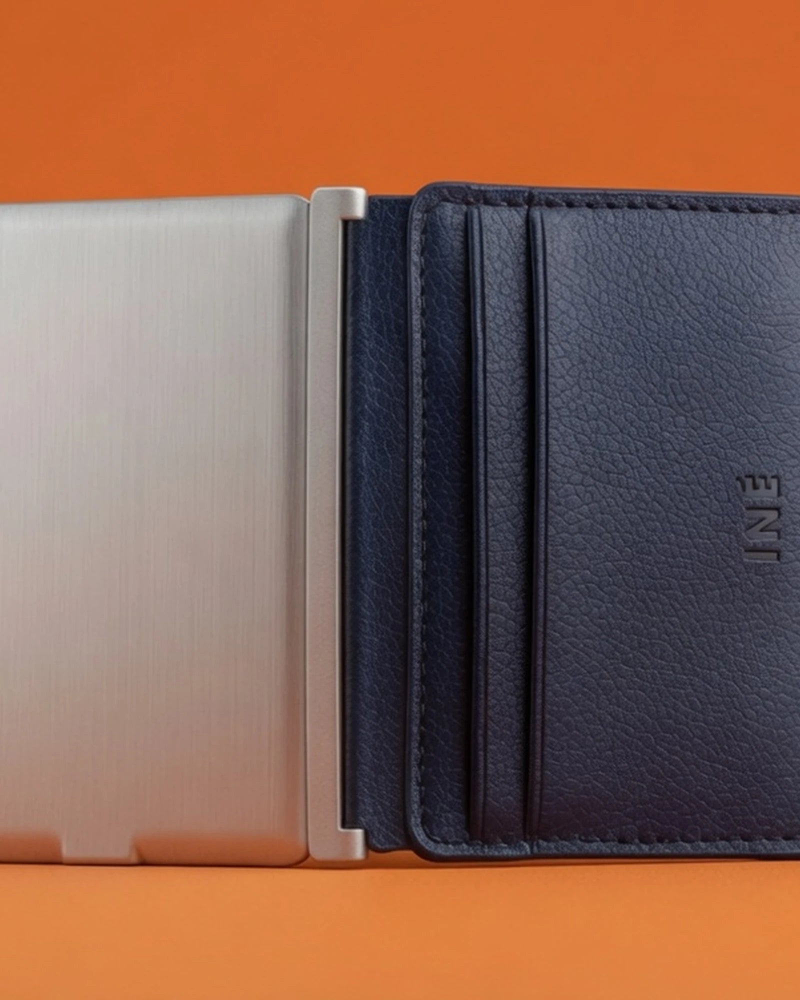 Kaarthouder gerecycled leer powerbank om te personaliseren - 6