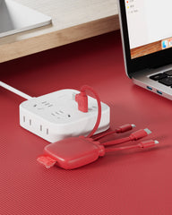 Gerecyclede powerbank multikabel om te personaliseren - 1