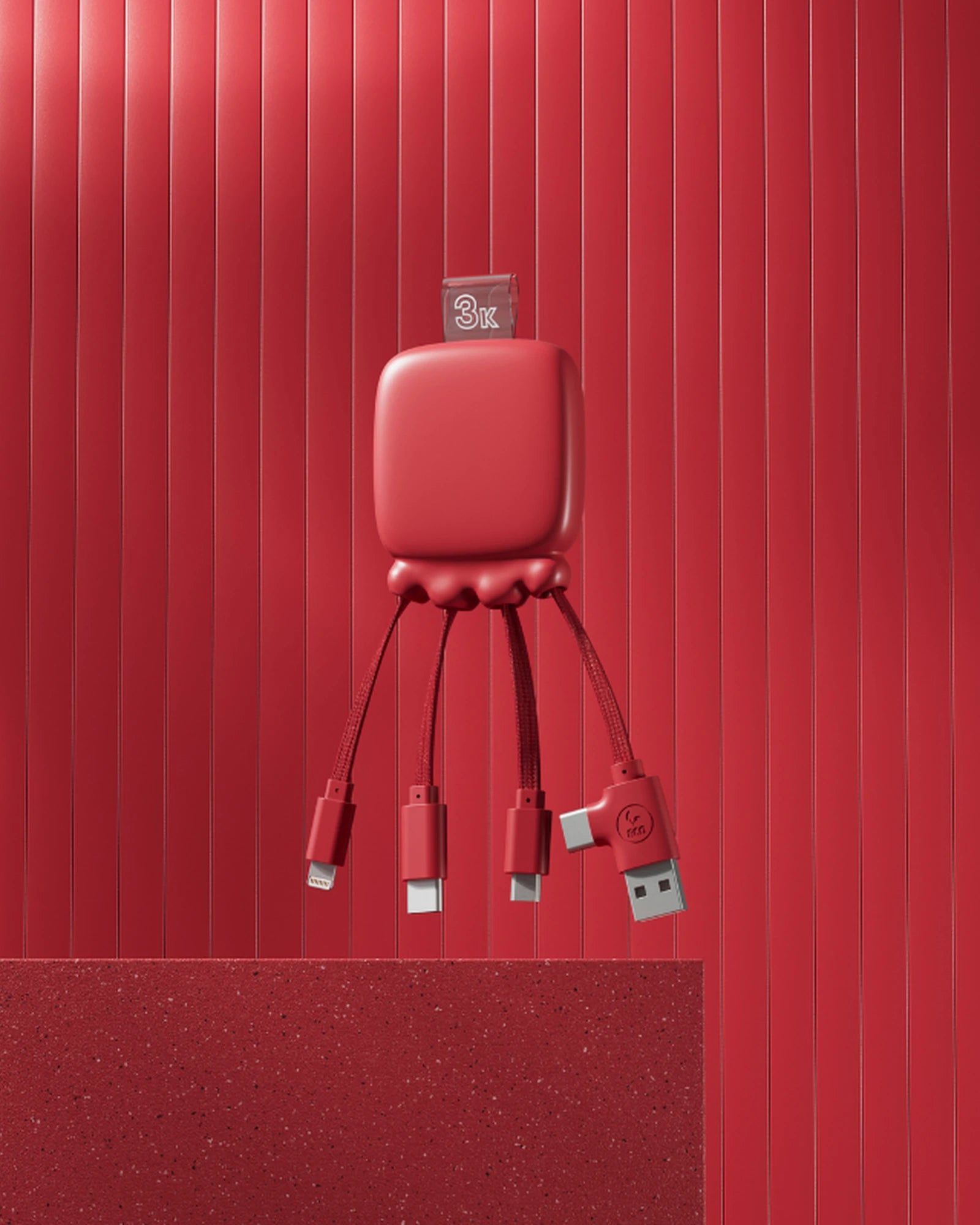 Gerecyclede powerbank multikabel om te personaliseren - 2