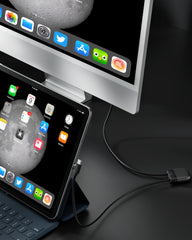 Multikabel gerecycled RPET USB-C om te personaliseren - 18