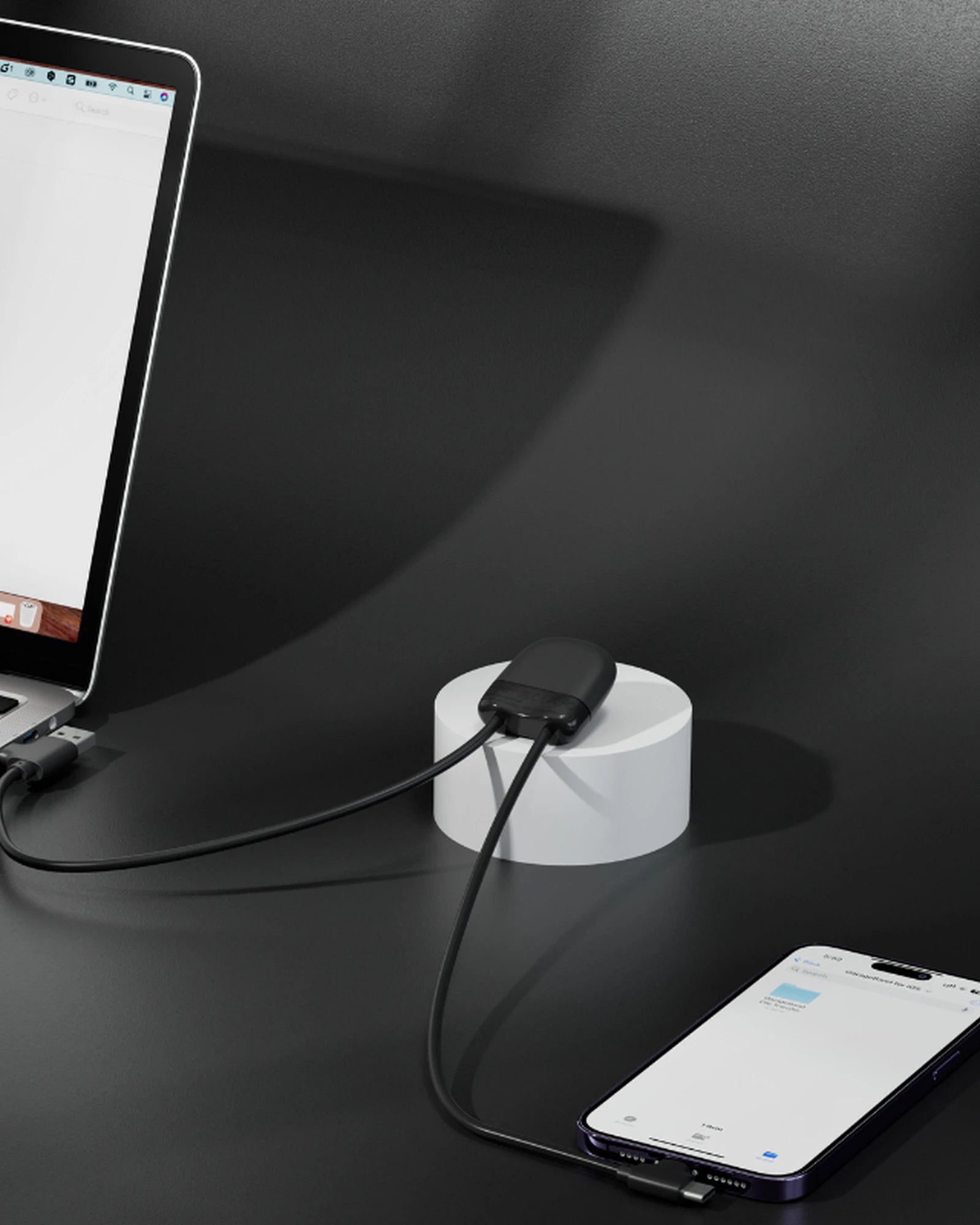 Multikabel gerecycled RPET USB-C om te personaliseren - 19