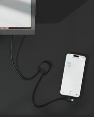 Multikabel gerecycled RPET USB-C om te personaliseren - 20