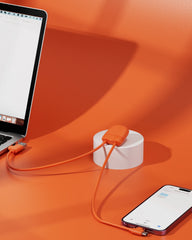 Multikabel gerecycled RPET USB-C om te personaliseren - 14
