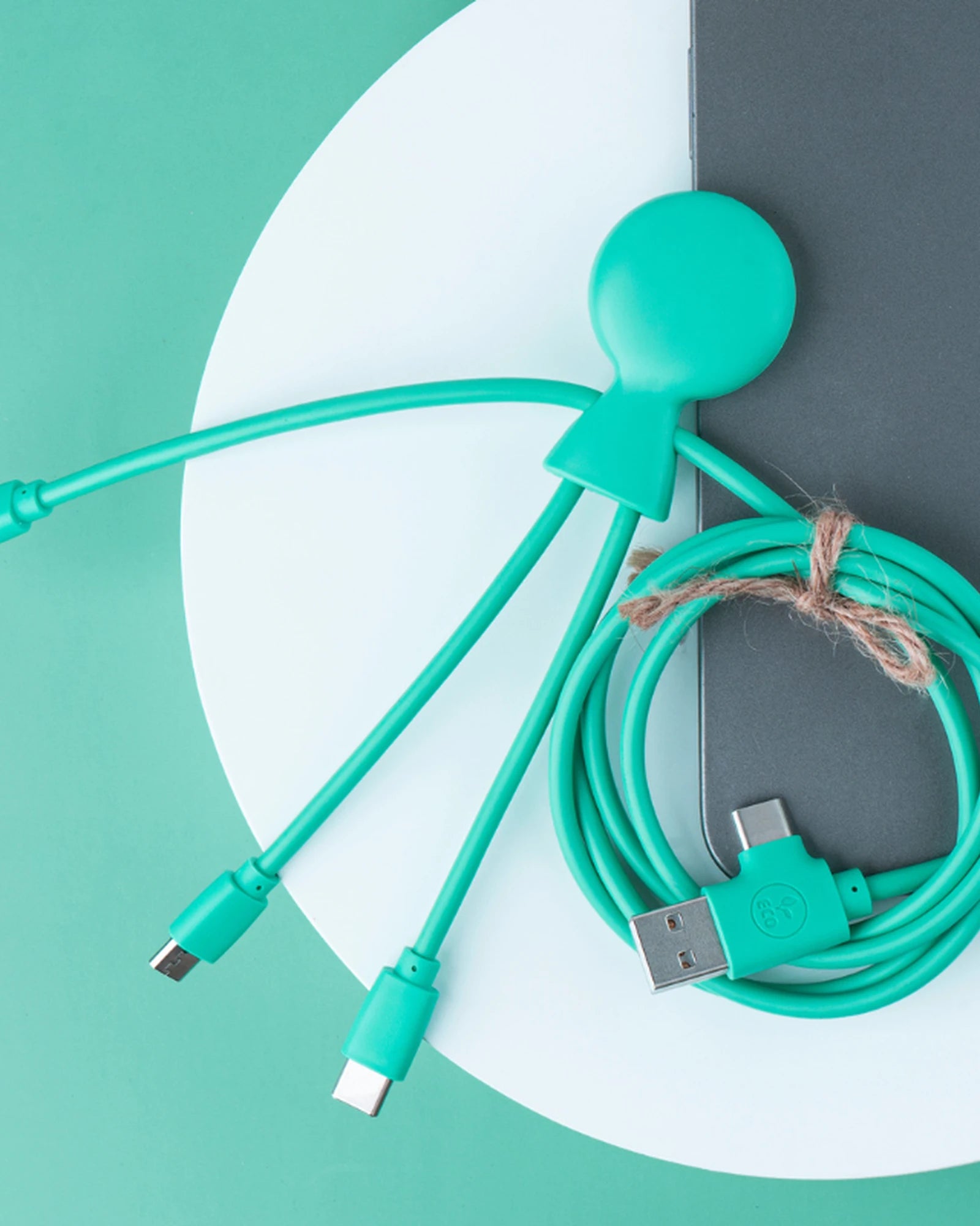 Multikabel 1m gerecycled Mr Bio Long om te personaliseren - 10