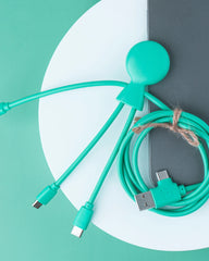 Multikabel 1m gerecycled Mr Bio Long om te personaliseren - 10