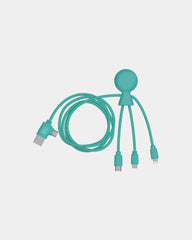 Multikabel 1m gerecycled Mr Bio Long om te personaliseren - Munt