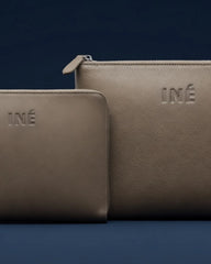 Pochette cuir recyclé INE 10/11" à personnaliser - 19
