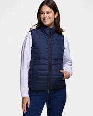 Mouwloze gewatteerde jas voor dames Made in France, te personaliseren - 5