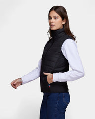 Mouwloze gewatteerde jas voor dames Made in France, te personaliseren - 7