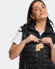 Mouwloze gewatteerde jas voor dames Made in France, te personaliseren - 1