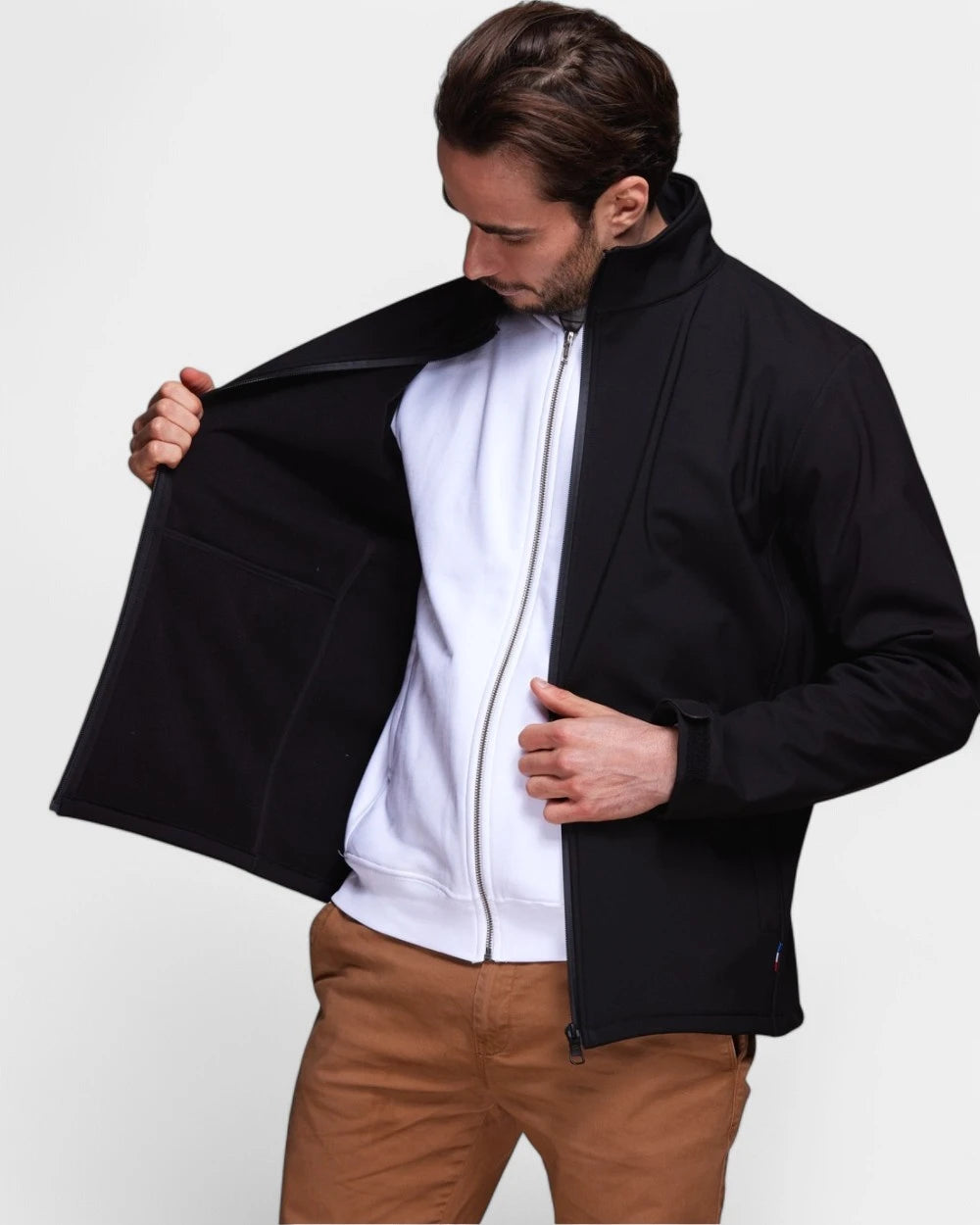 Softshell jack voor heren Made in France, te personaliseren - 4