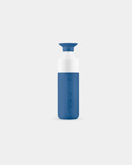 Drinkfles Dopper Steel 800ml om te personaliseren - Schemerblauw