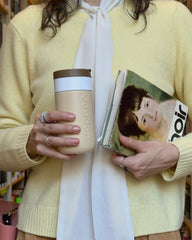 Thermosbeker gerecycled rvs 300ml om te personaliseren - 35