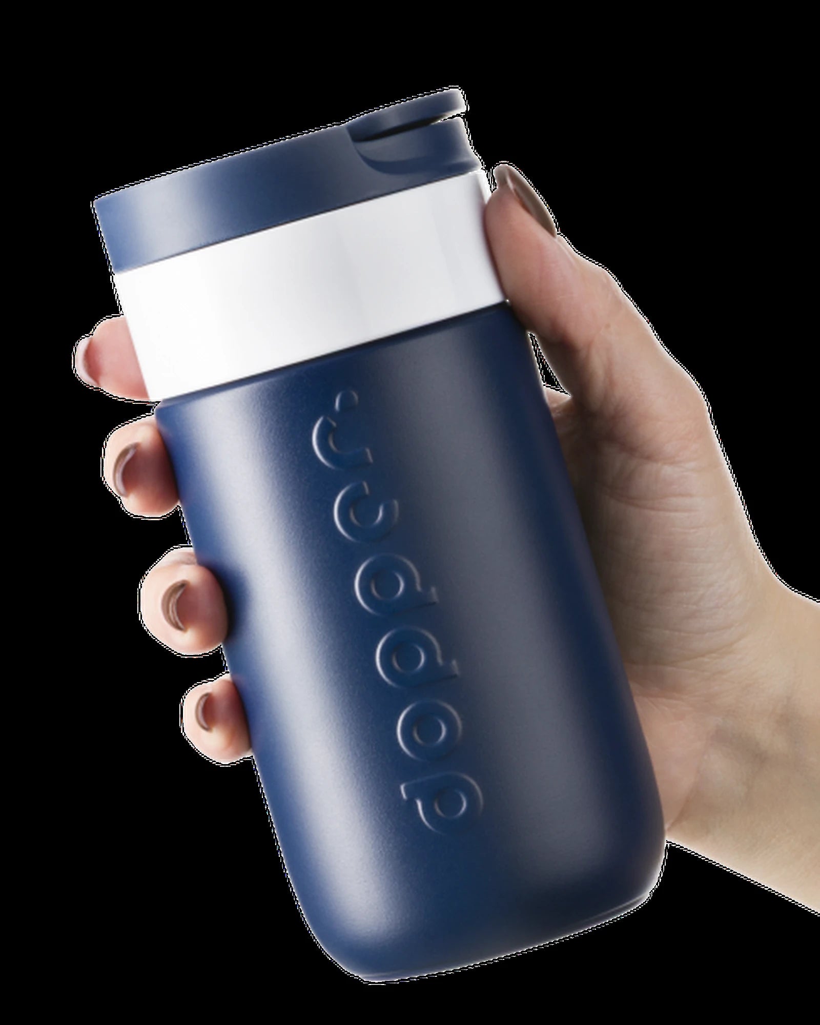 Thermosbeker gerecycled rvs 300ml om te personaliseren - 21