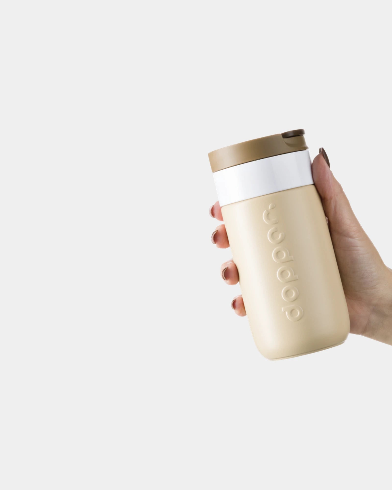 Thermosbeker gerecycled rvs 300ml om te personaliseren - 30