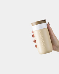 Thermosbeker gerecycled rvs 300ml om te personaliseren - 30