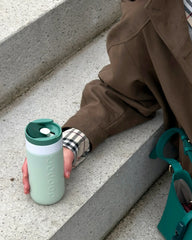Thermosbeker gerecycled rvs 300ml om te personaliseren - 58