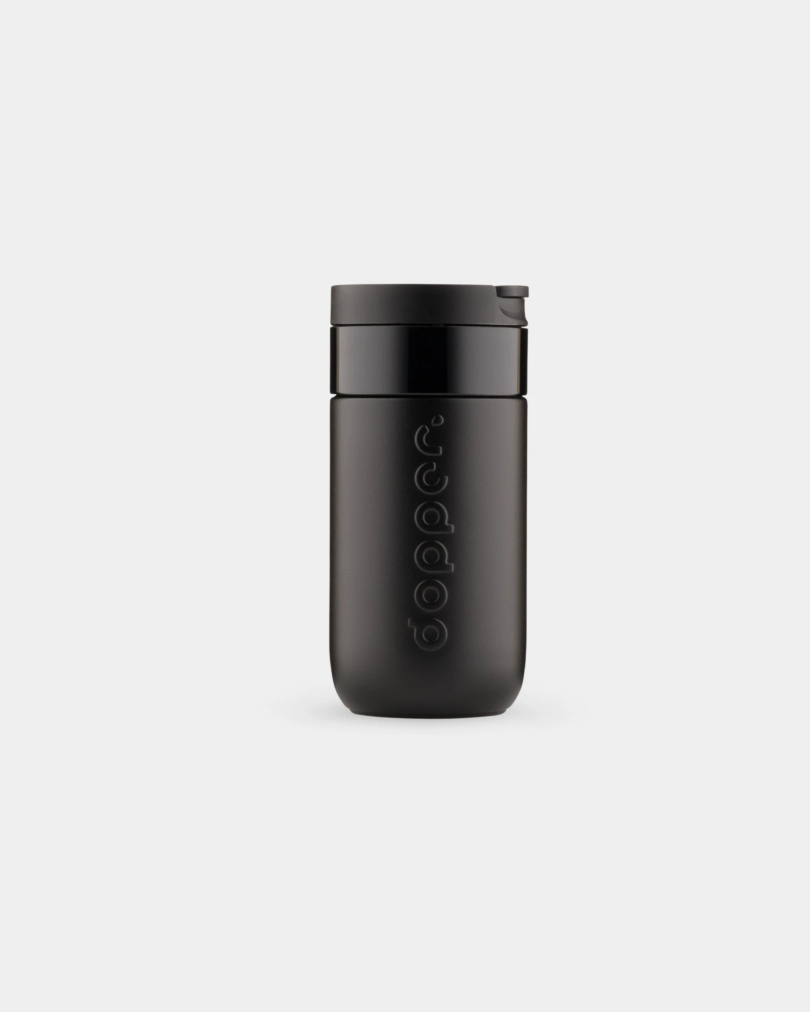 Thermosbeker gerecycled rvs 300ml om te personaliseren - Blazing Black