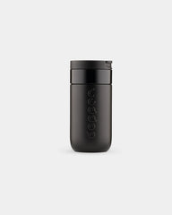 Thermosbeker gerecycled rvs 300ml om te personaliseren - Blazing Black