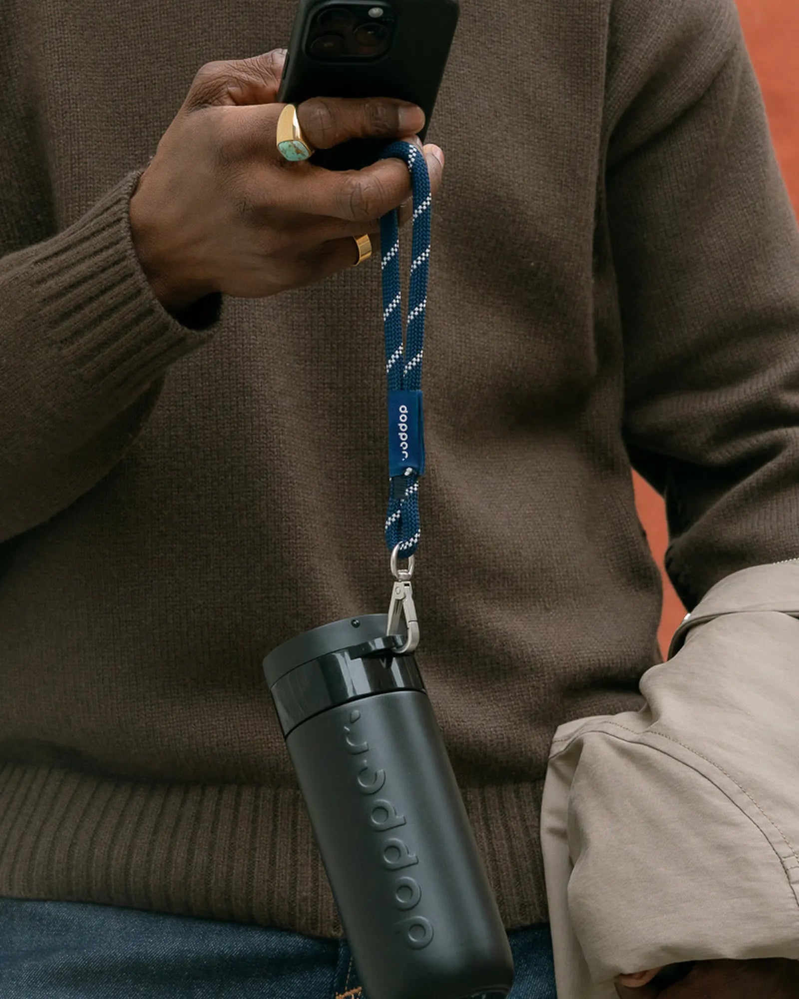 Thermosbeker rvs gerecycled 400ml om te personaliseren - 14