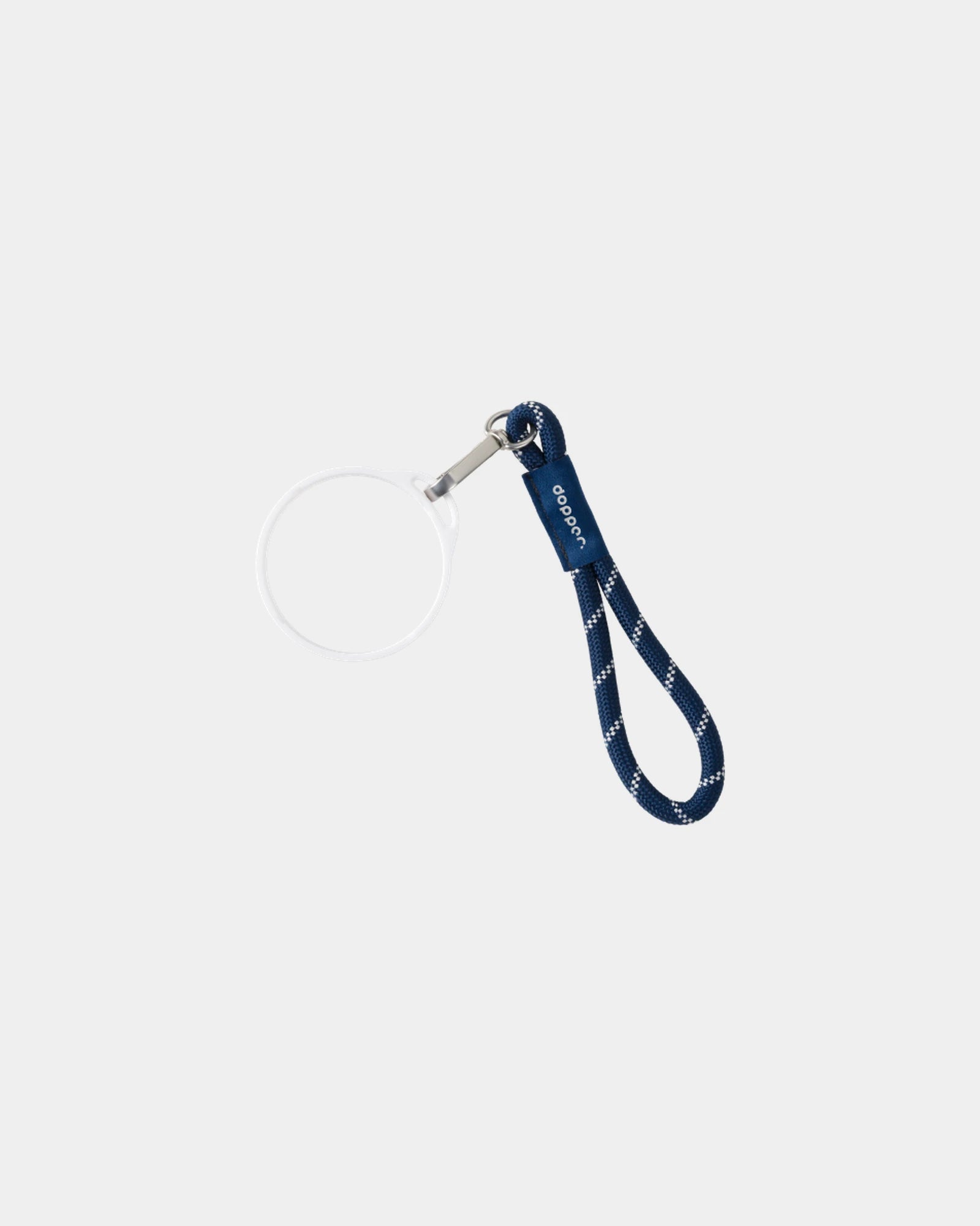 Polsband gerecycled rPET Dopper om te personaliseren - Middernachtzilver