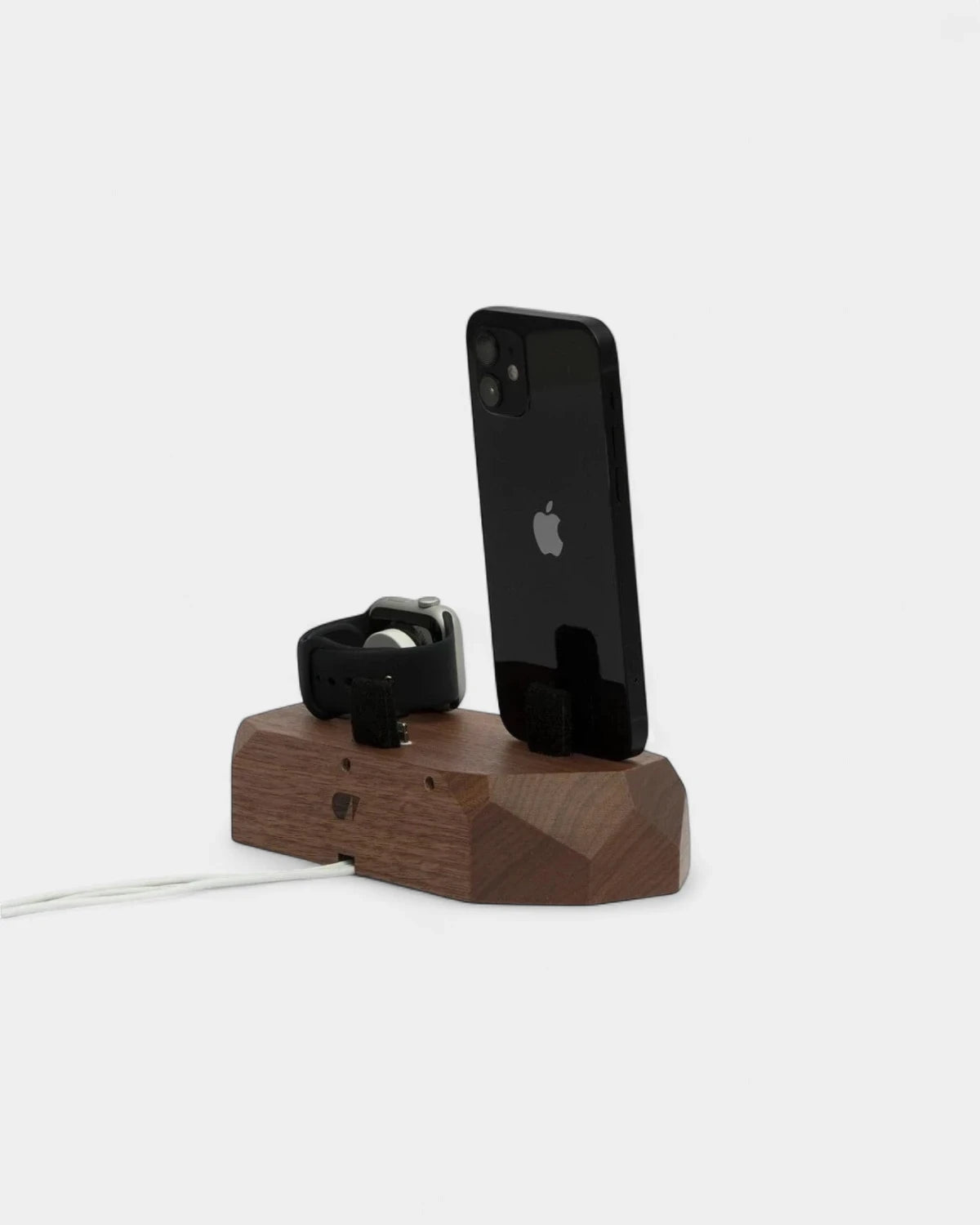Personaliseerbare houten 3-in-1 inductielader - 9