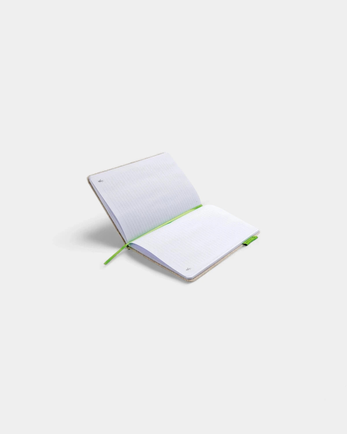 Personaliseerbaar A5-notitieboek in jute en bamboe - 4
