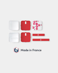 Personaliseerbare vierkante lunchbox made in France - 47