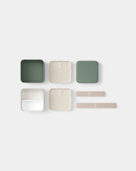 Personaliseerbare vierkante lunchbox made in France - 56