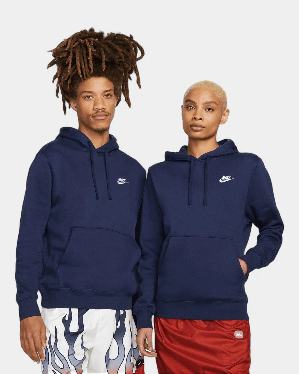 Nike Sportswear Club hoodie zonder rits, te personaliseren - 1