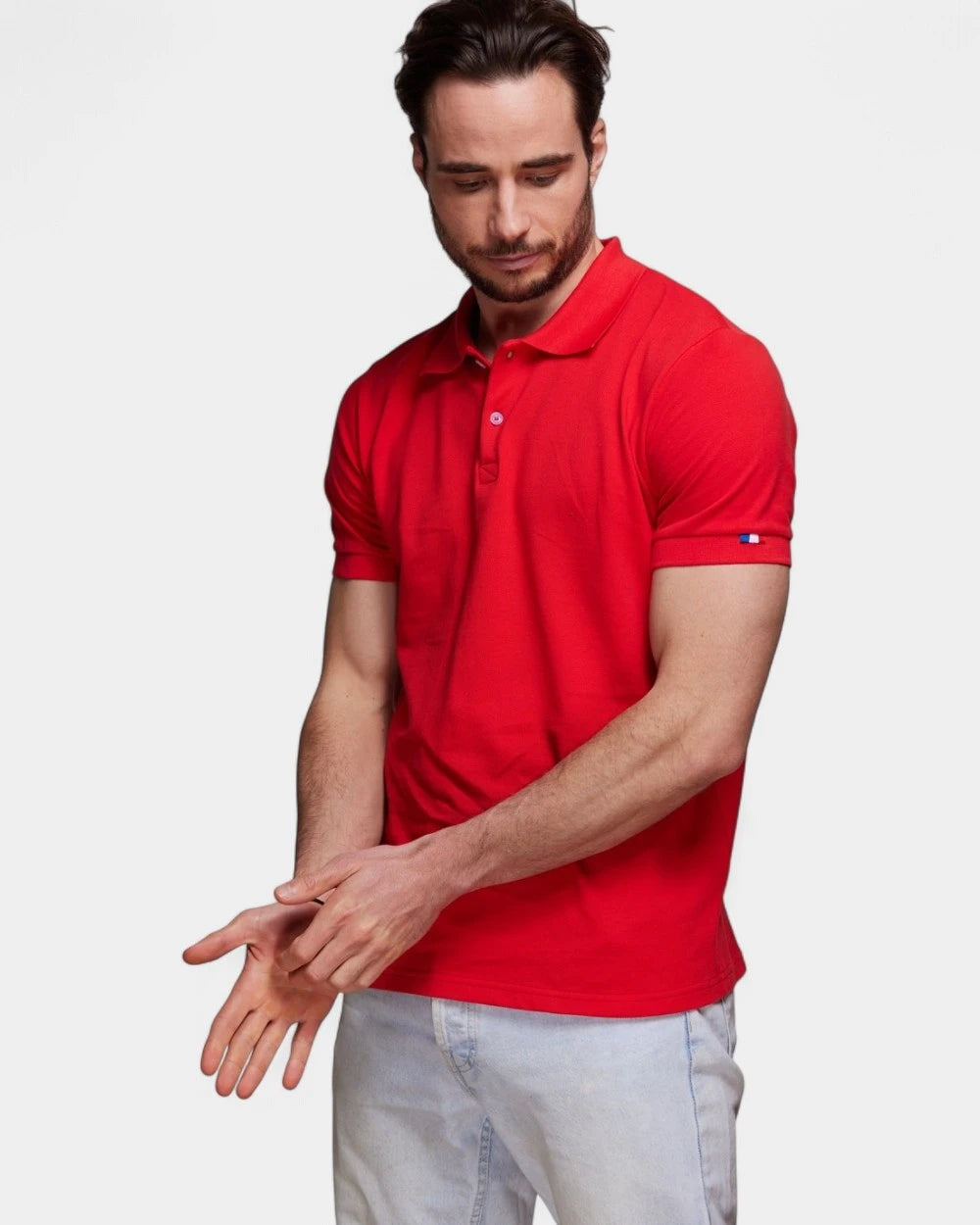Herenpolo Made in France om te personaliseren - 22