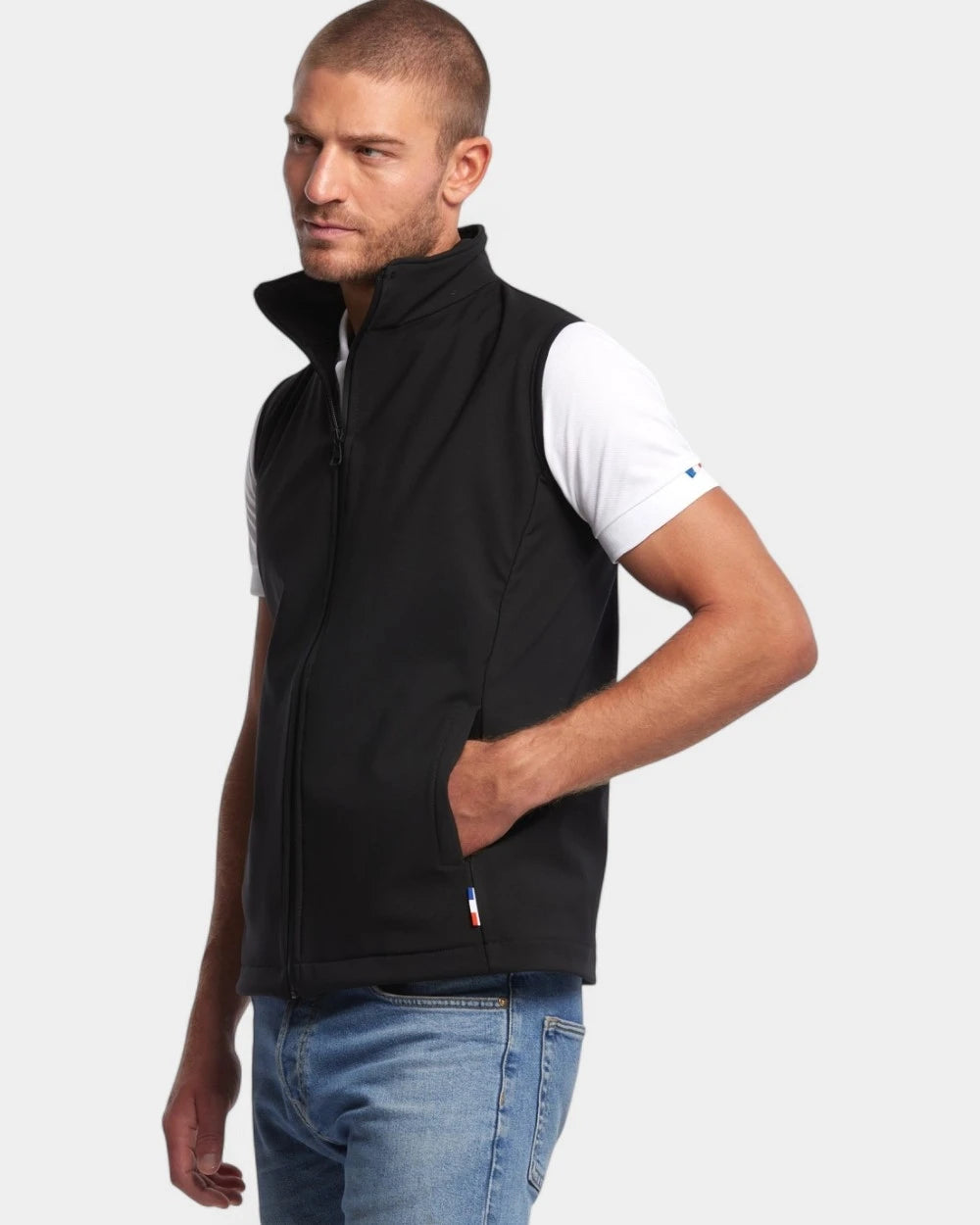 Softshell bodywarmer voor heren Made in France, te personaliseren - 3