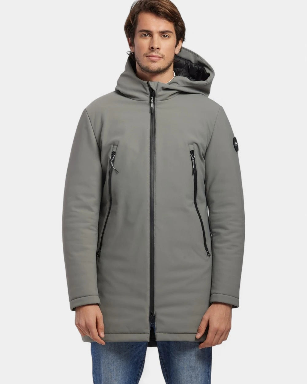 Softshell parka met gewatteerde voering om te personaliseren - 12