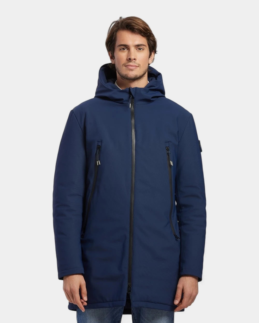 Softshell parka met gewatteerde voering om te personaliseren - 7