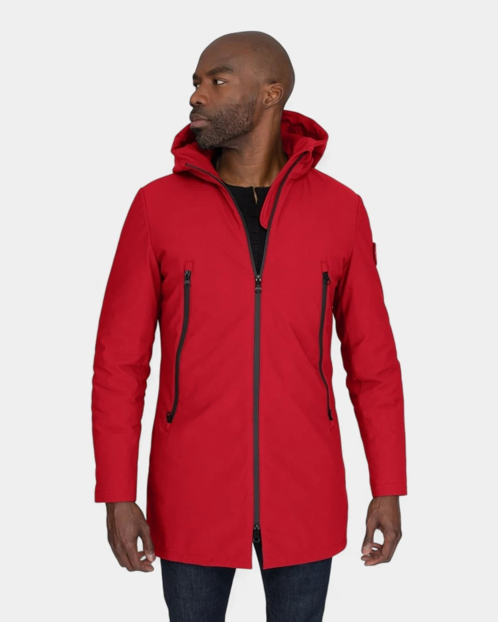 Softshell parka met gewatteerde voering om te personaliseren - 17