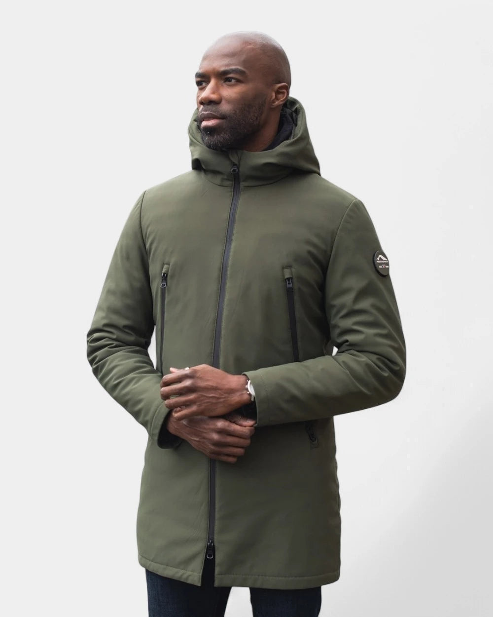 Softshell parka met gewatteerde voering om te personaliseren - 18