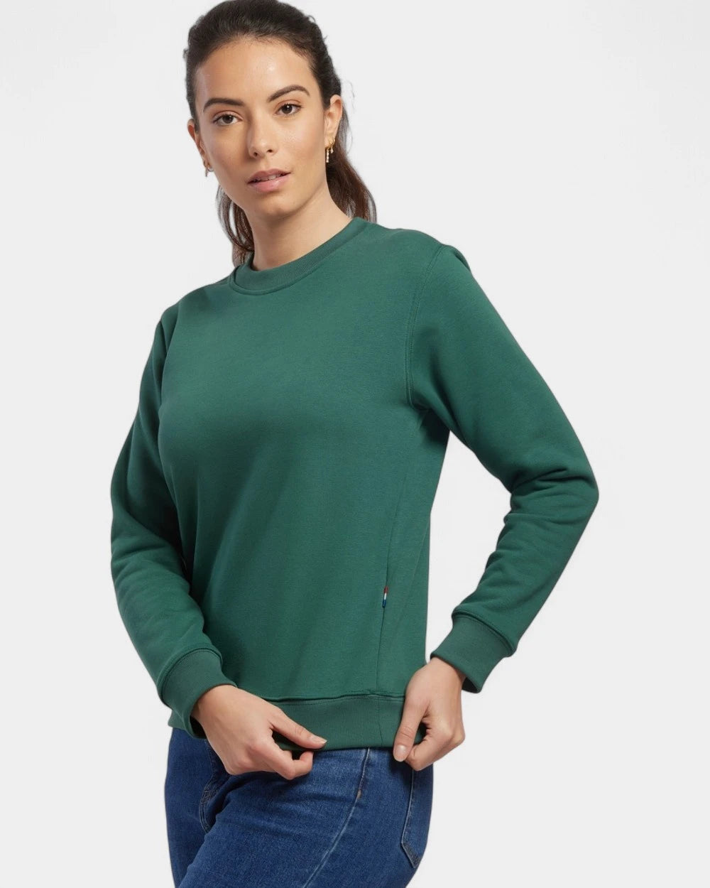 Sweatshirt met ronde hals Made in France, te personaliseren - 46