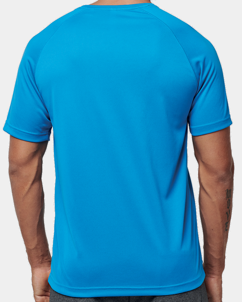 Sport-T-shirt voor heren, 100% gerecycled, personaliseerbaar - 2
