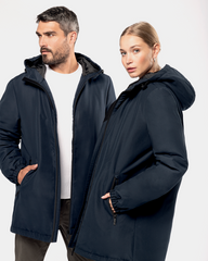 Personaliseerbare unisex parka met capuchon