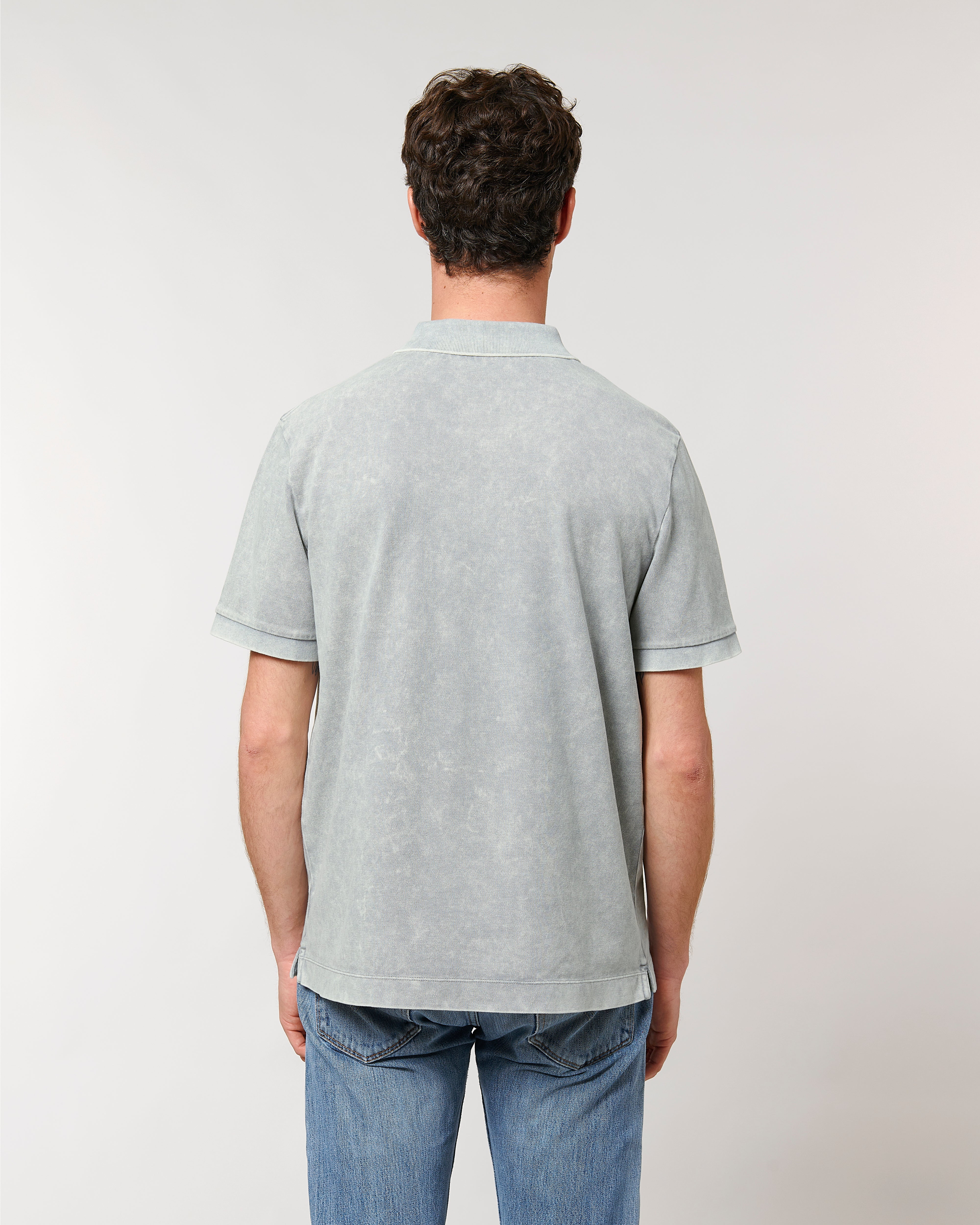 Unisex vintage polo om te personaliseren - 1