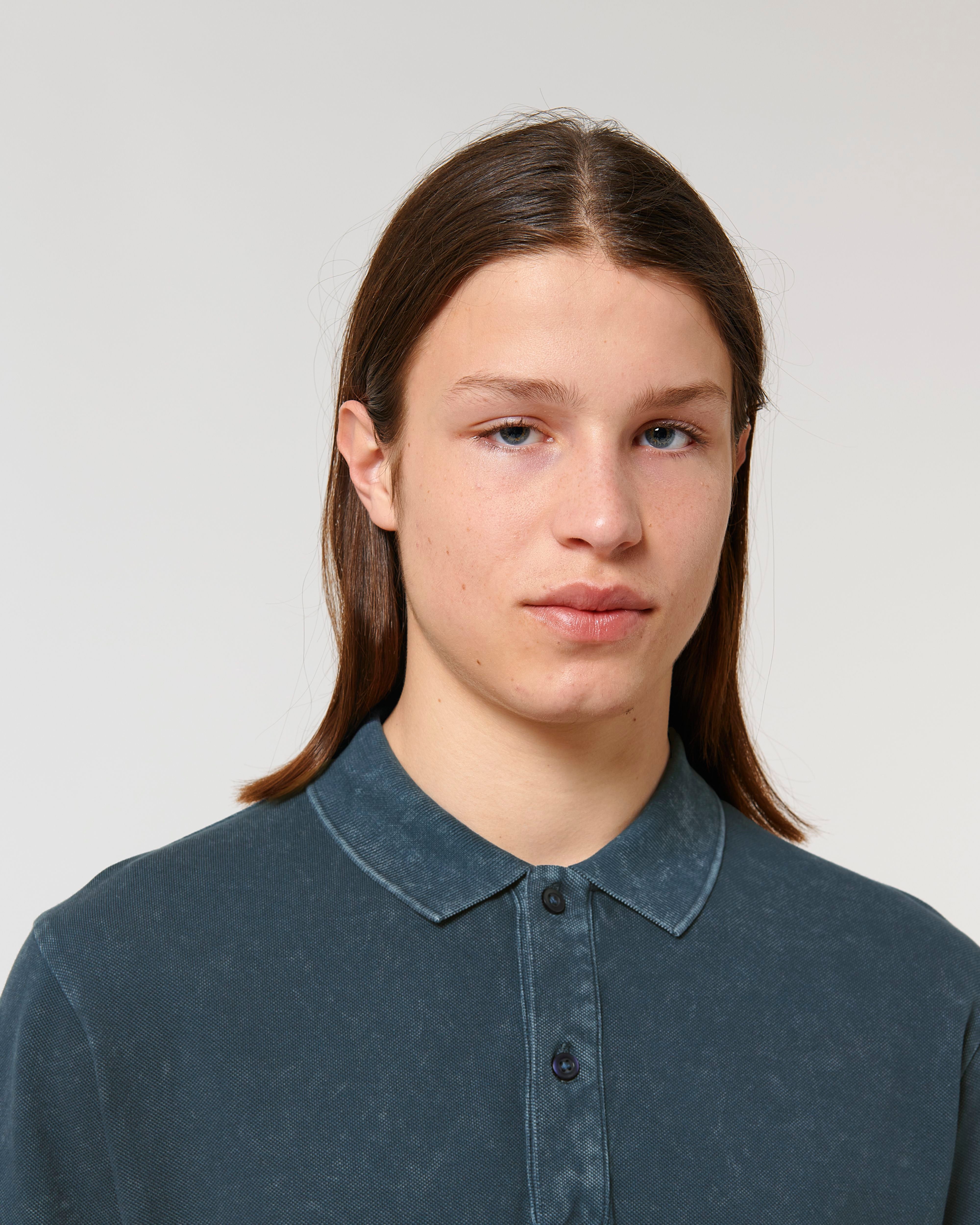 Unisex vintage polo om te personaliseren - 25